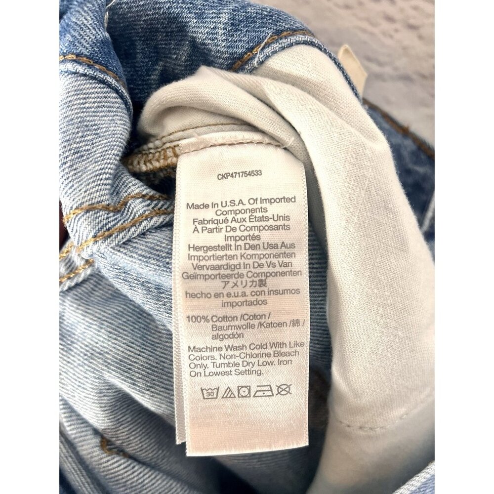 MADEWELL Women's Light Wash The Slouchy Boyjean Jeans Size 27 - Picture 2 of 5